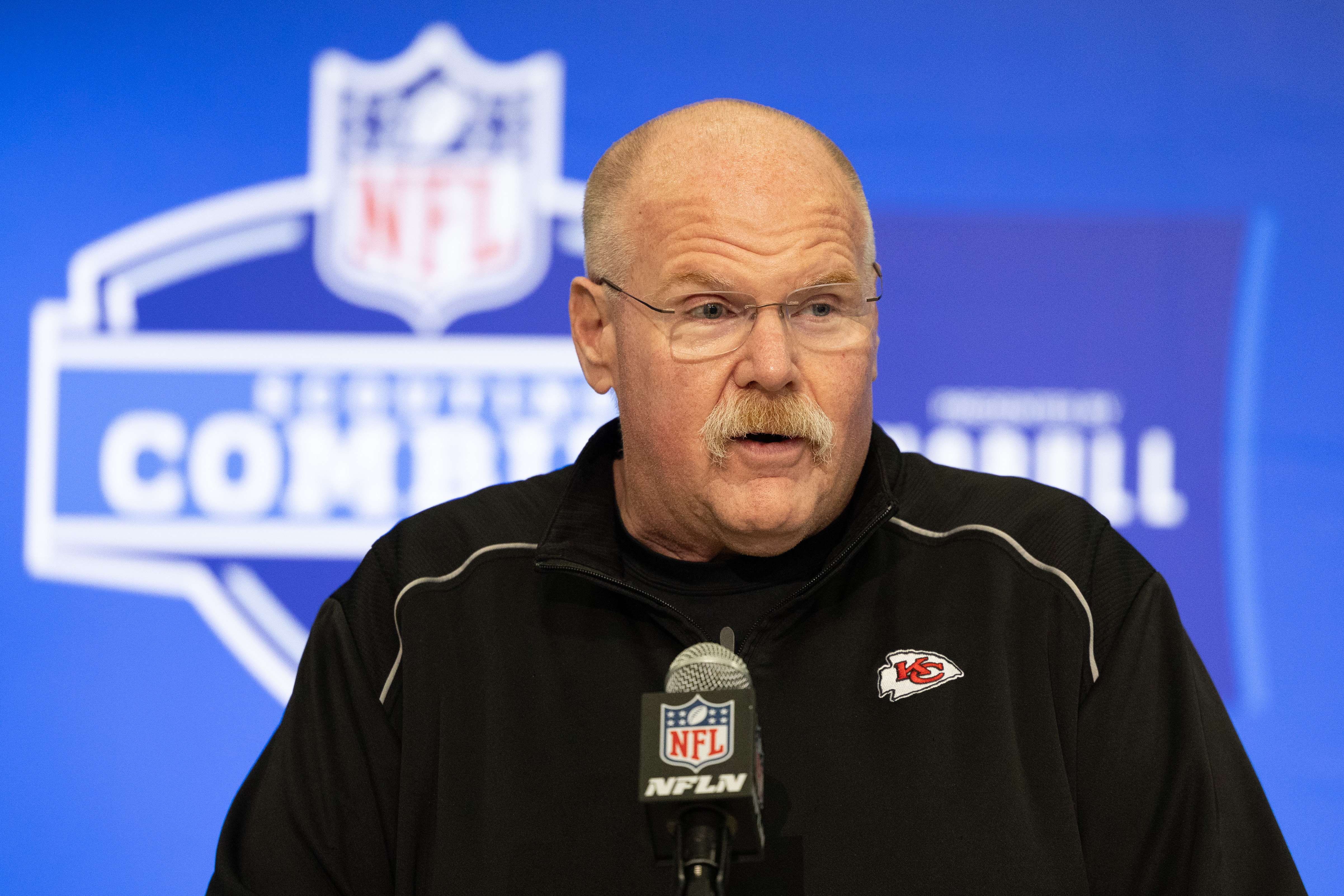 Andy Reid talking